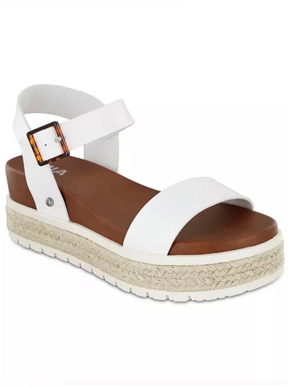 ♥️♥️ MIA Kiera Espadrille Platform Sandal - White